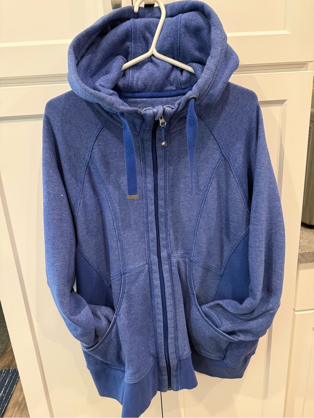 Active USA Girls Blue Hooded Zip Jacket